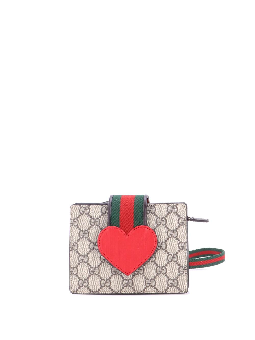 Gucci Children's Web Heart Shoulder Bag #286094G69B